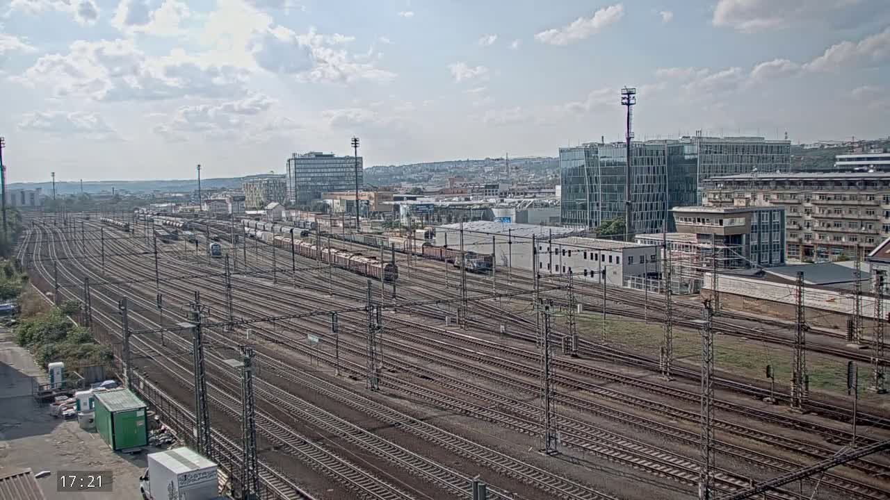 Liben Train Station & City View Live Cam - Liben, Prague, Czechia