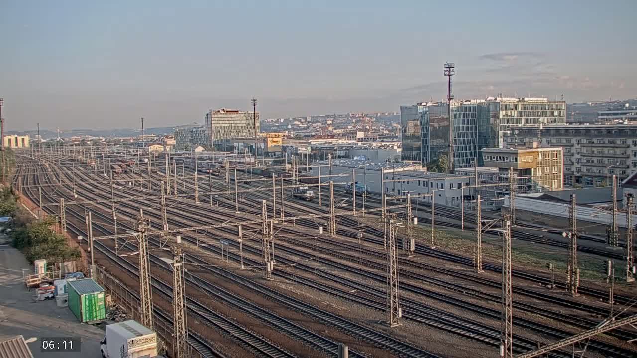 Liben Train Station & City View Live Cam - Liben, Prague, Czechia