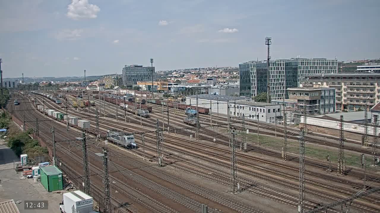 Liben Train Station & City View Live Cam - Liben, Prague, Czechia