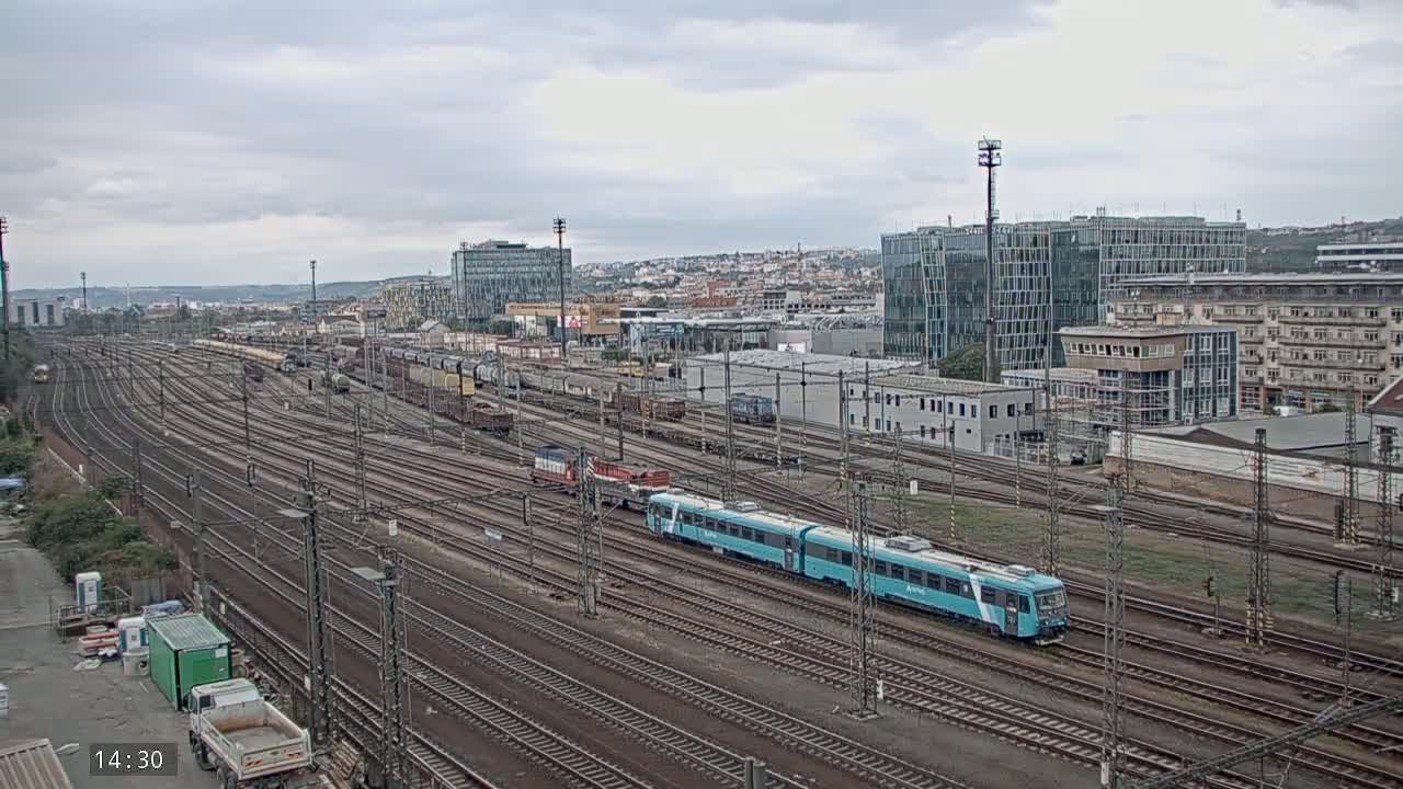 Liben Train Station & City View Live Cam - Liben, Prague, Czechia