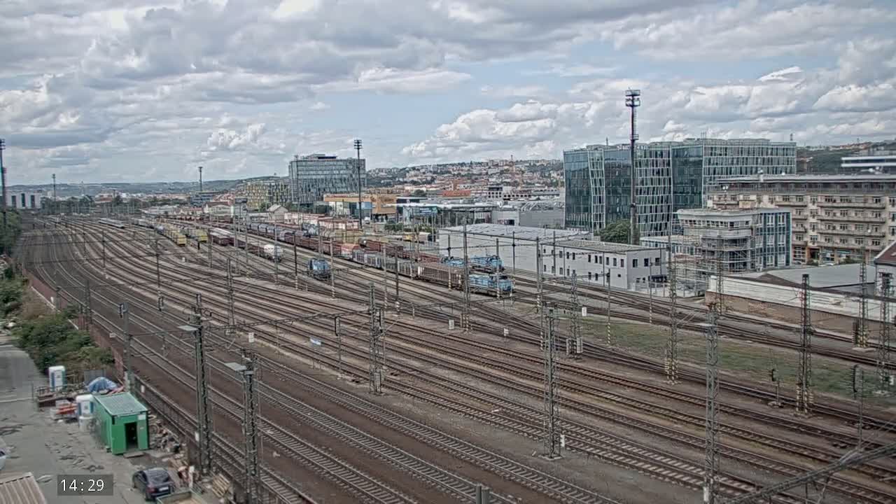Liben Train Station & City View Live Cam - Liben, Prague, Czechia
