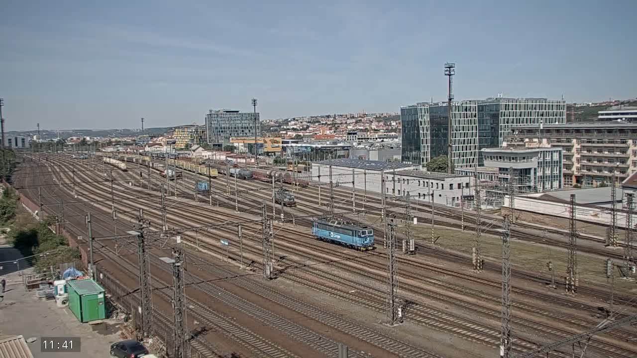 Liben Train Station & City View Live Cam - Liben, Prague, Czechia