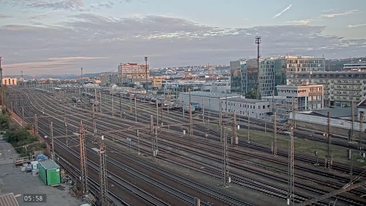 Liben Train Station & City View Live Cam - Liben, Prague, Czechia