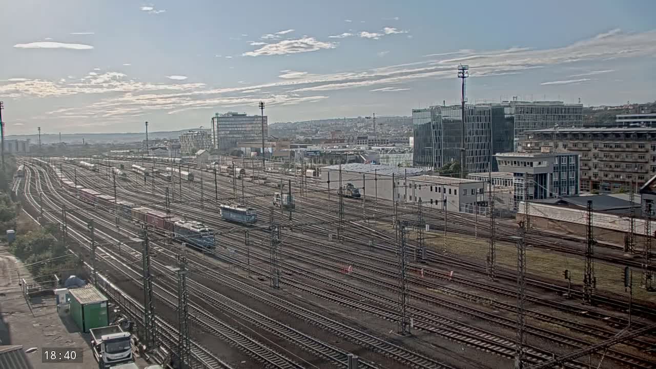 Liben Train Station & City View Live Cam - Liben, Prague, Czechia