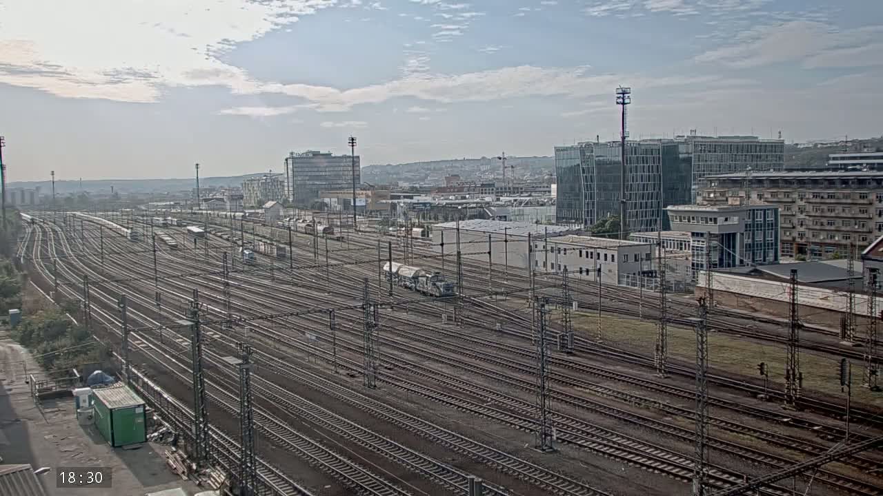Liben Train Station & City View Live Cam - Liben, Prague, Czechia