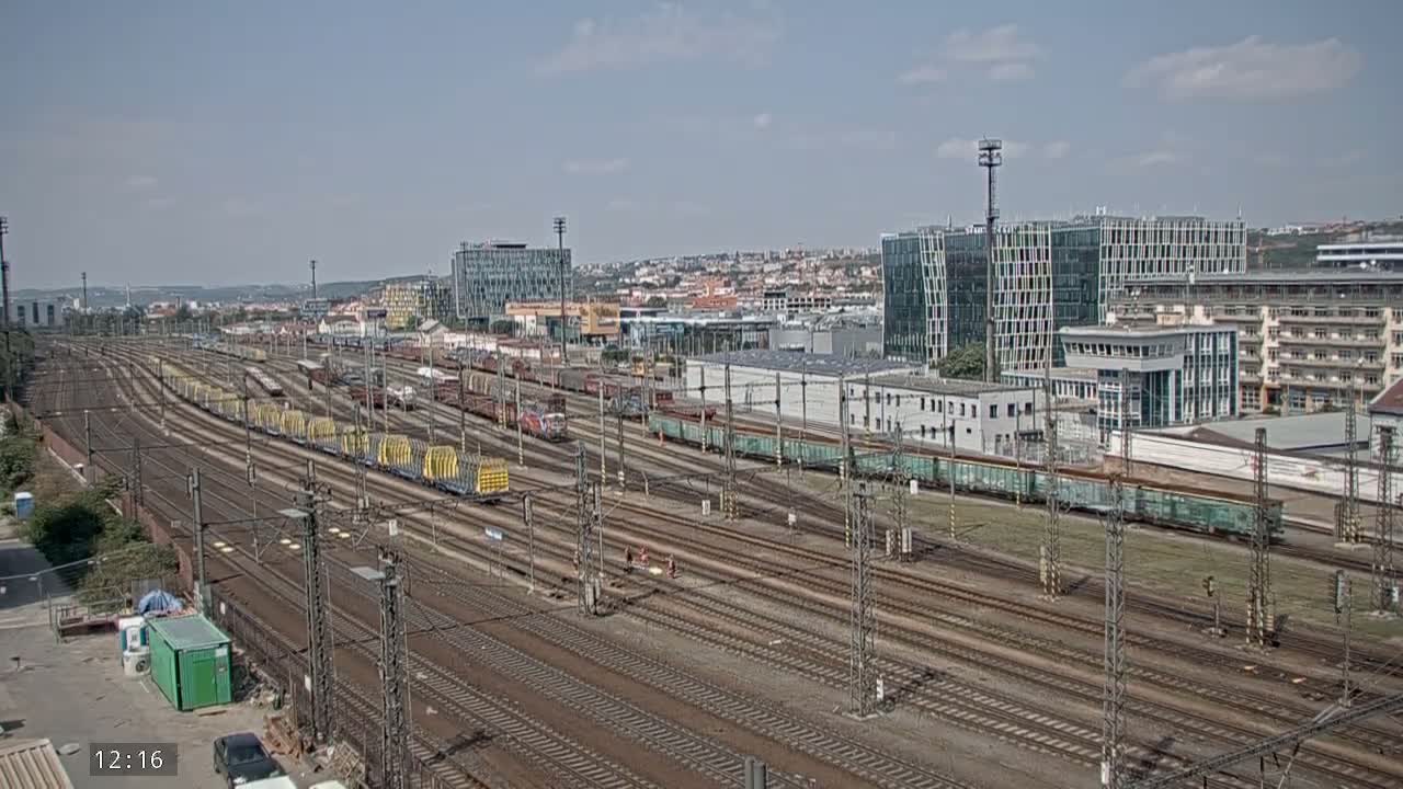 Liben Train Station & City View Live Cam - Liben, Prague, Czechia