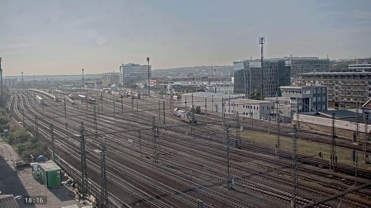 Liben Train Station & City View Live Cam - Liben, Prague, Czechia