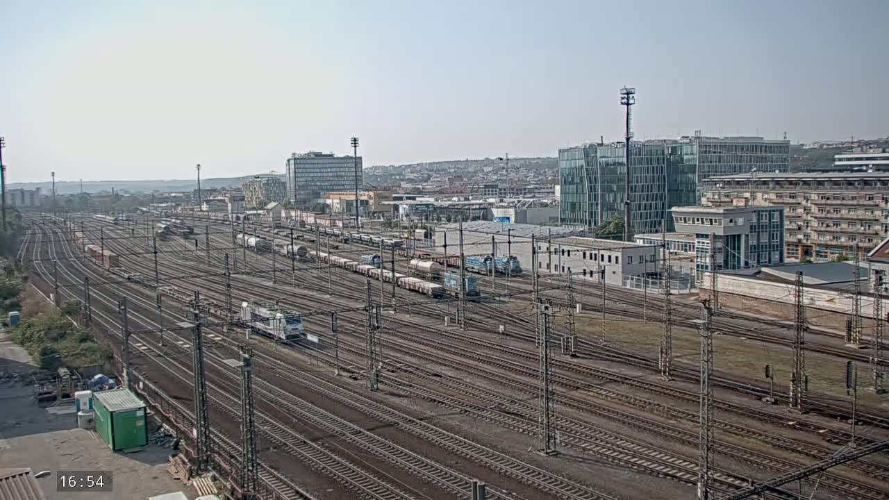 Liben Train Station & City View Live Cam - Liben, Prague, Czechia