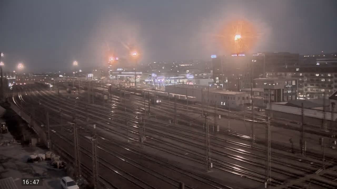 Liben Train Station & City View Live Cam - Liben, Prague, Czechia