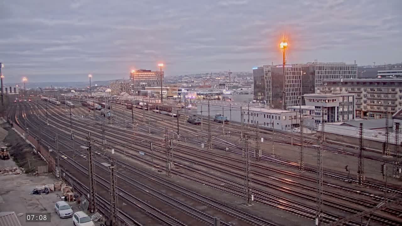 Liben Train Station & City View Live Cam - Liben, Prague, Czechia