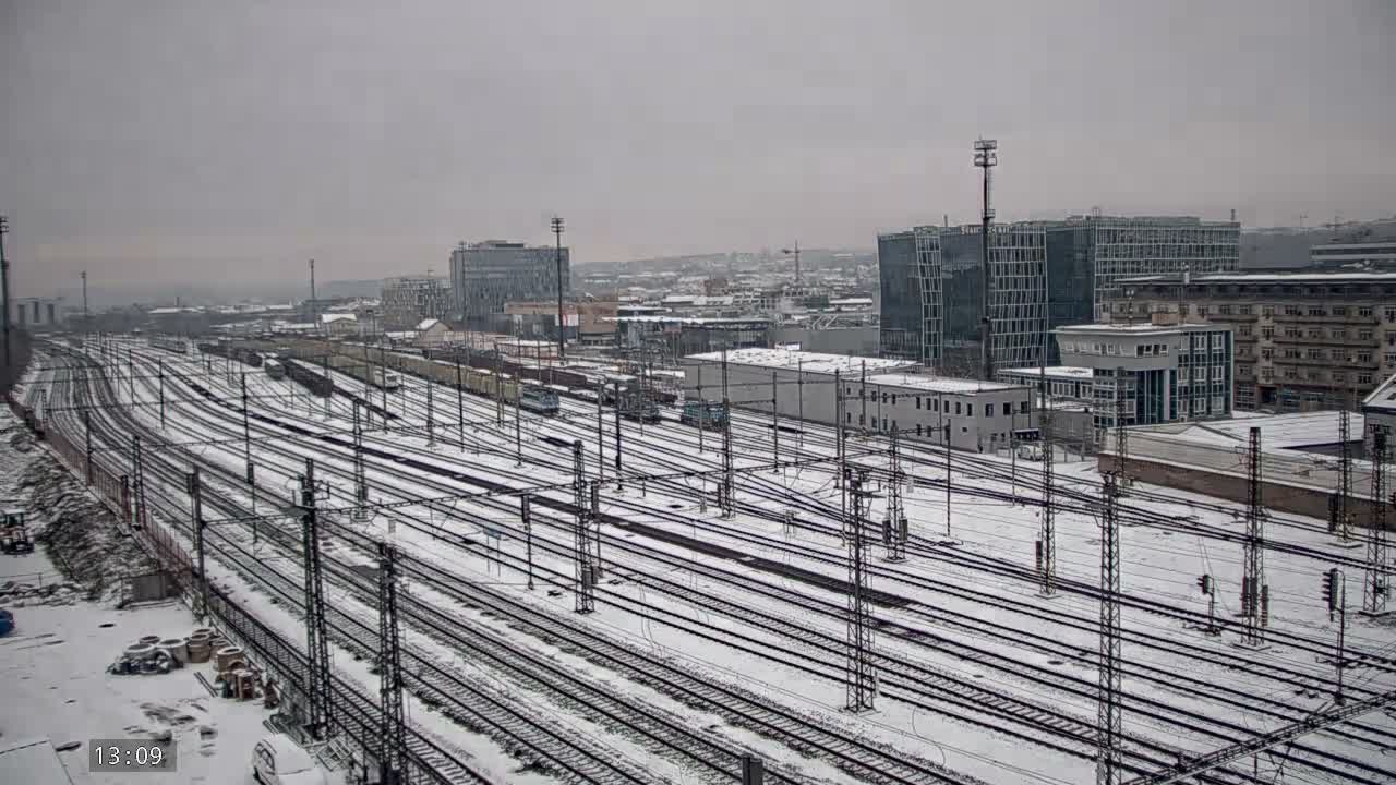 Liben Train Station & City View Live Cam - Liben, Prague, Czechia