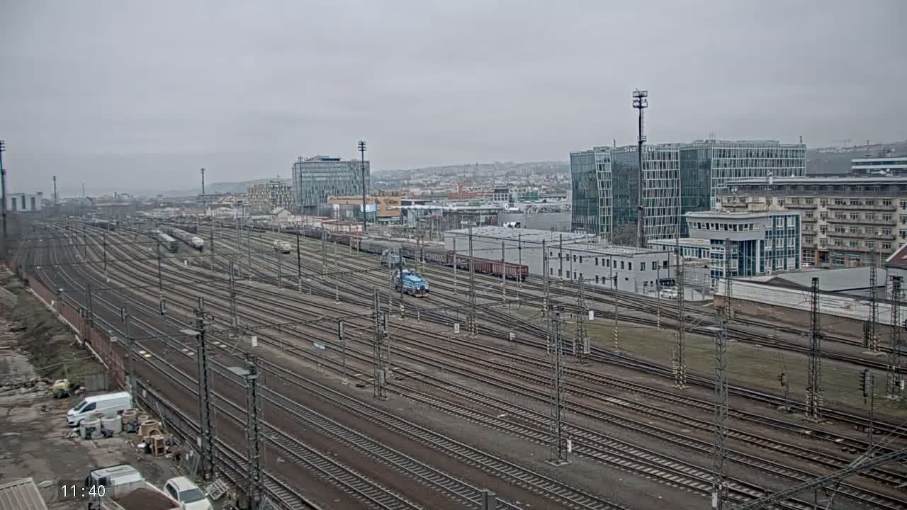 Liben Train Station & City View Live Cam - Liben, Prague, Czechia