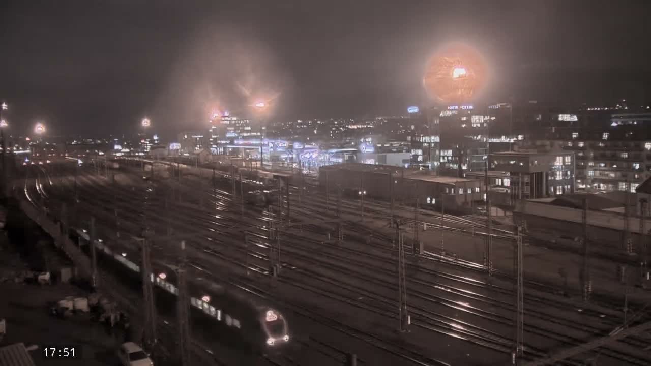 Liben Train Station & City View Live Cam - Liben, Prague, Czechia