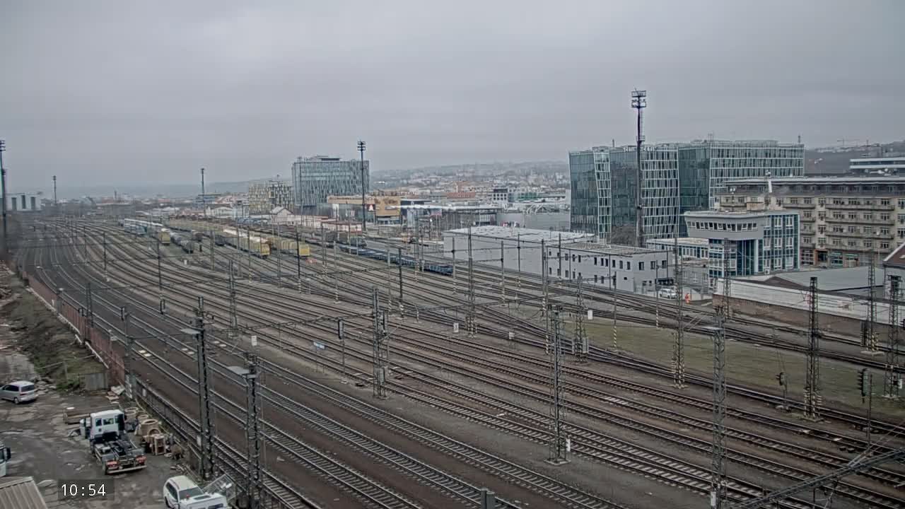 Liben Train Station & City View Live Cam - Liben, Prague, Czechia