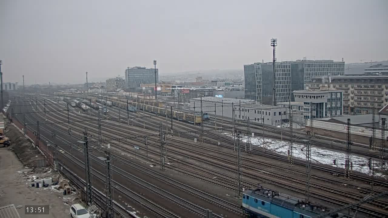 Liben Train Station & City View Live Cam - Liben, Prague, Czechia