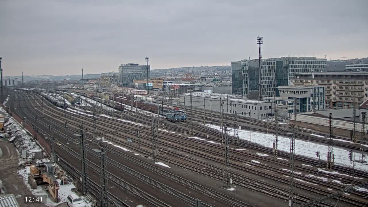 Liben Train Station & City View Live Cam - Liben, Prague, Czechia