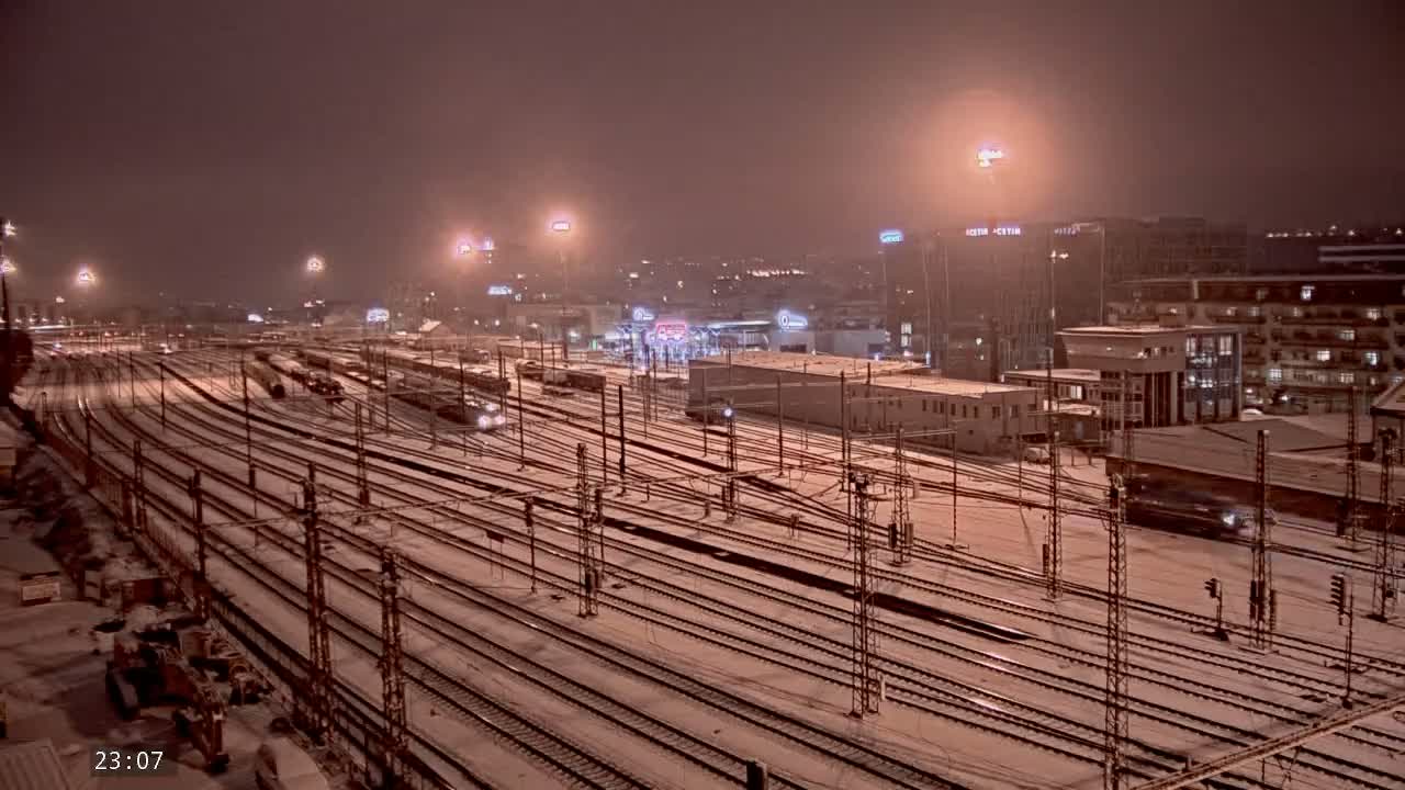 Liben Train Station & City View Live Cam - Liben, Prague, Czechia
