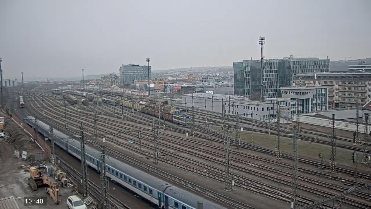 Liben Train Station & City View Live Cam - Liben, Prague, Czechia