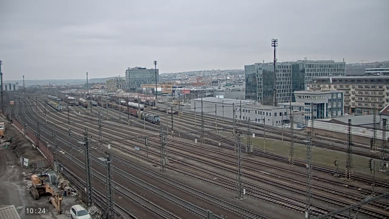 Liben Train Station & City View Live Cam - Liben, Prague, Czechia