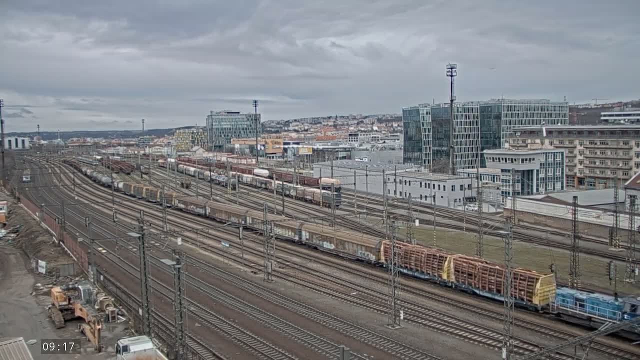 Liben Train Station & City View Live Cam - Liben, Prague, Czechia