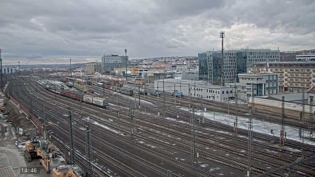 Liben Train Station & City View Live Cam - Liben, Prague, Czechia