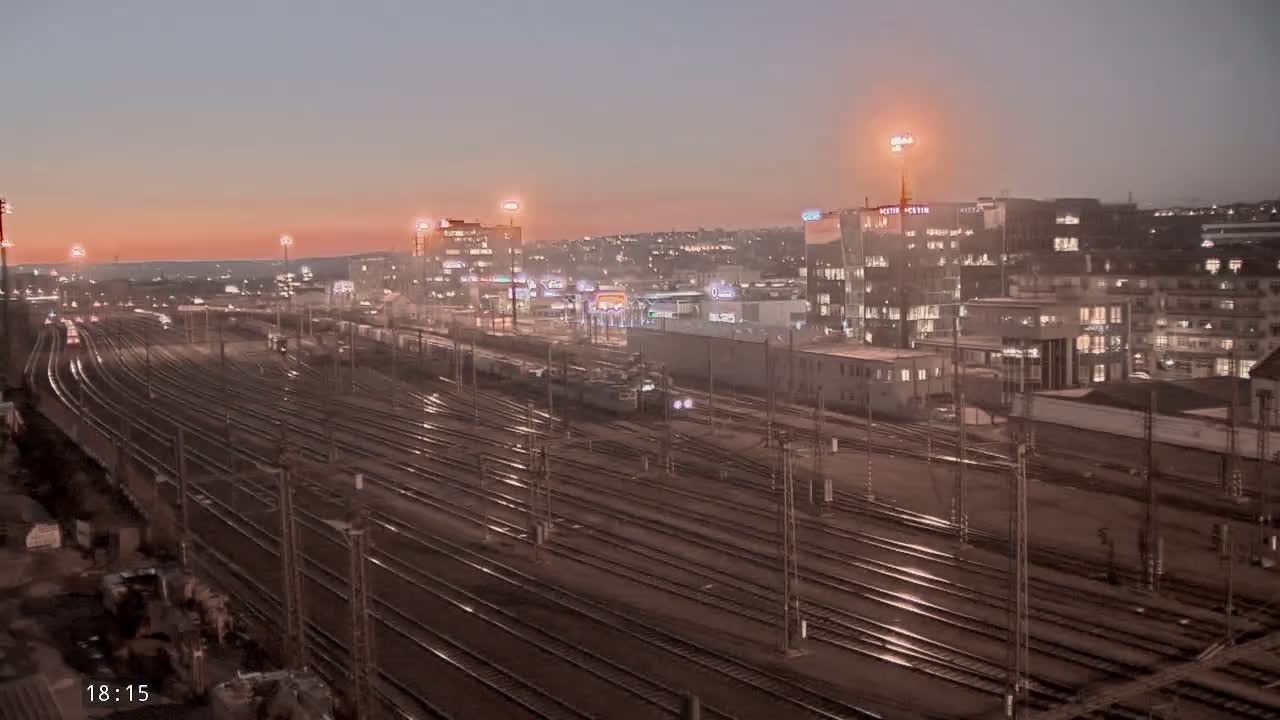Liben Train Station & City View Live Cam - Liben, Prague, Czechia
