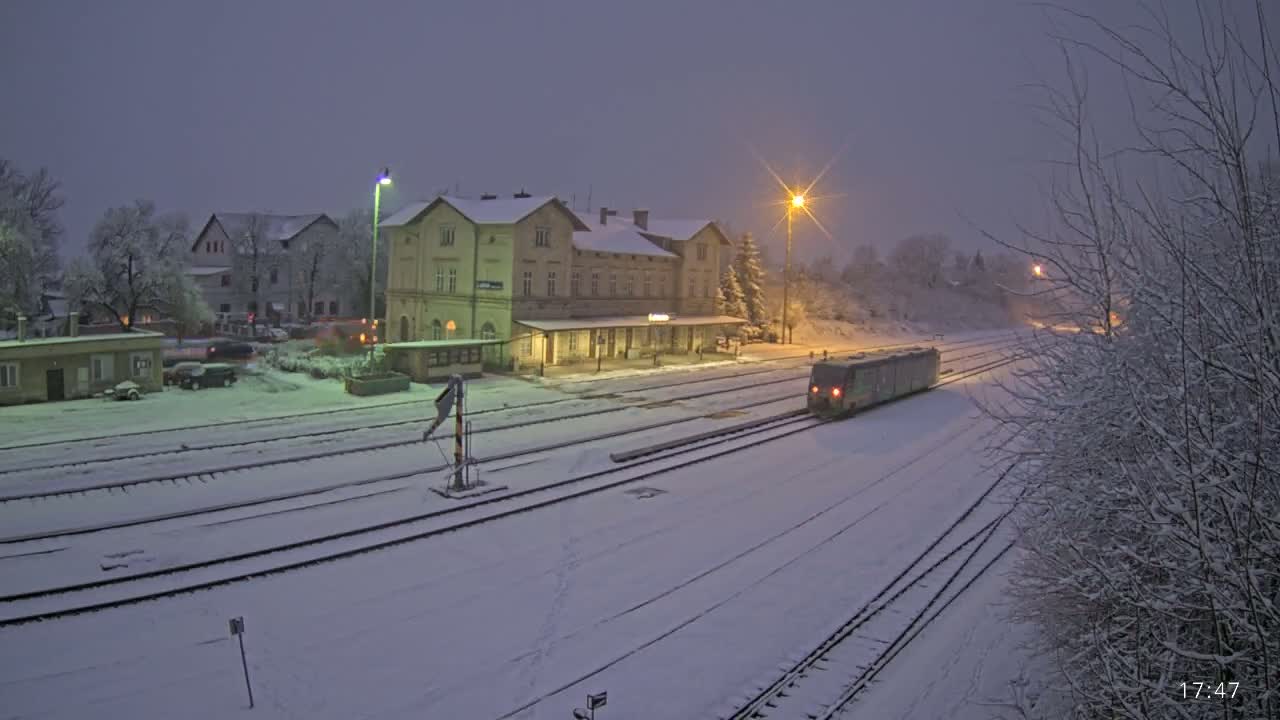 Luzna u Rakovnika Train Station Live Cam - Rakovnik, Central Bohemian, Czechia