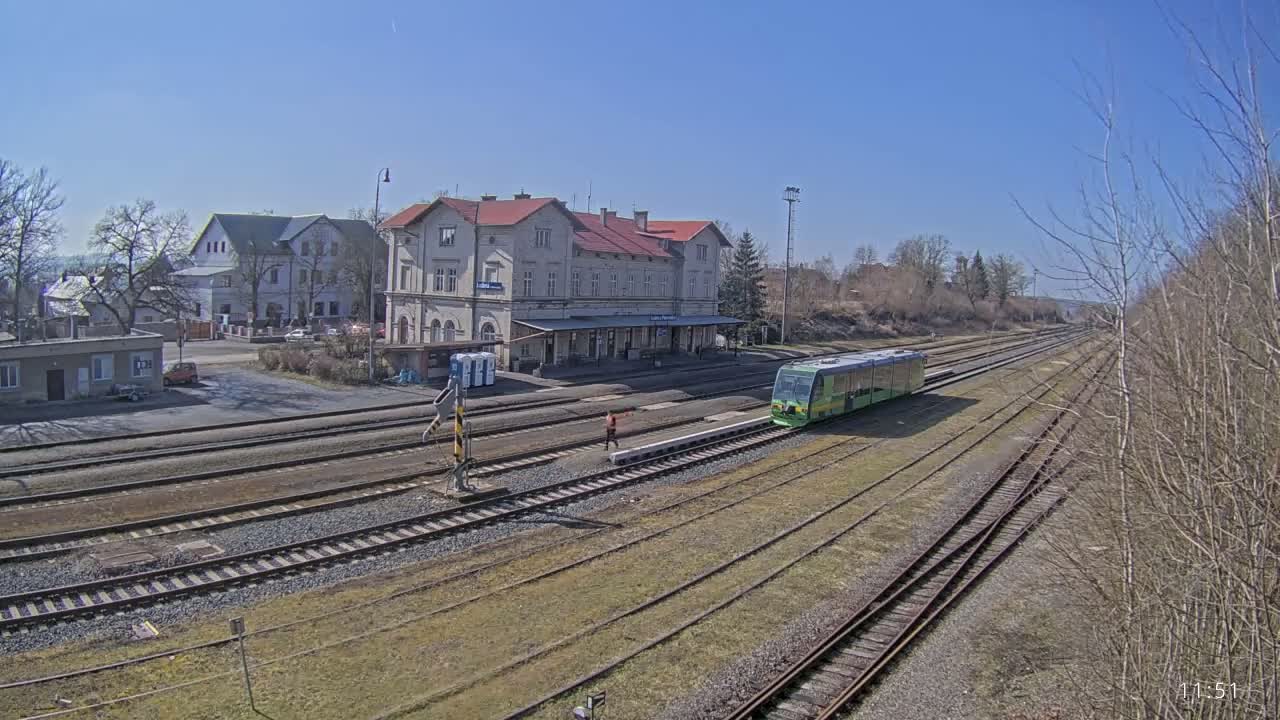 Luzna u Rakovnika Train Station Live Cam - Rakovnik, Central Bohemian, Czechia