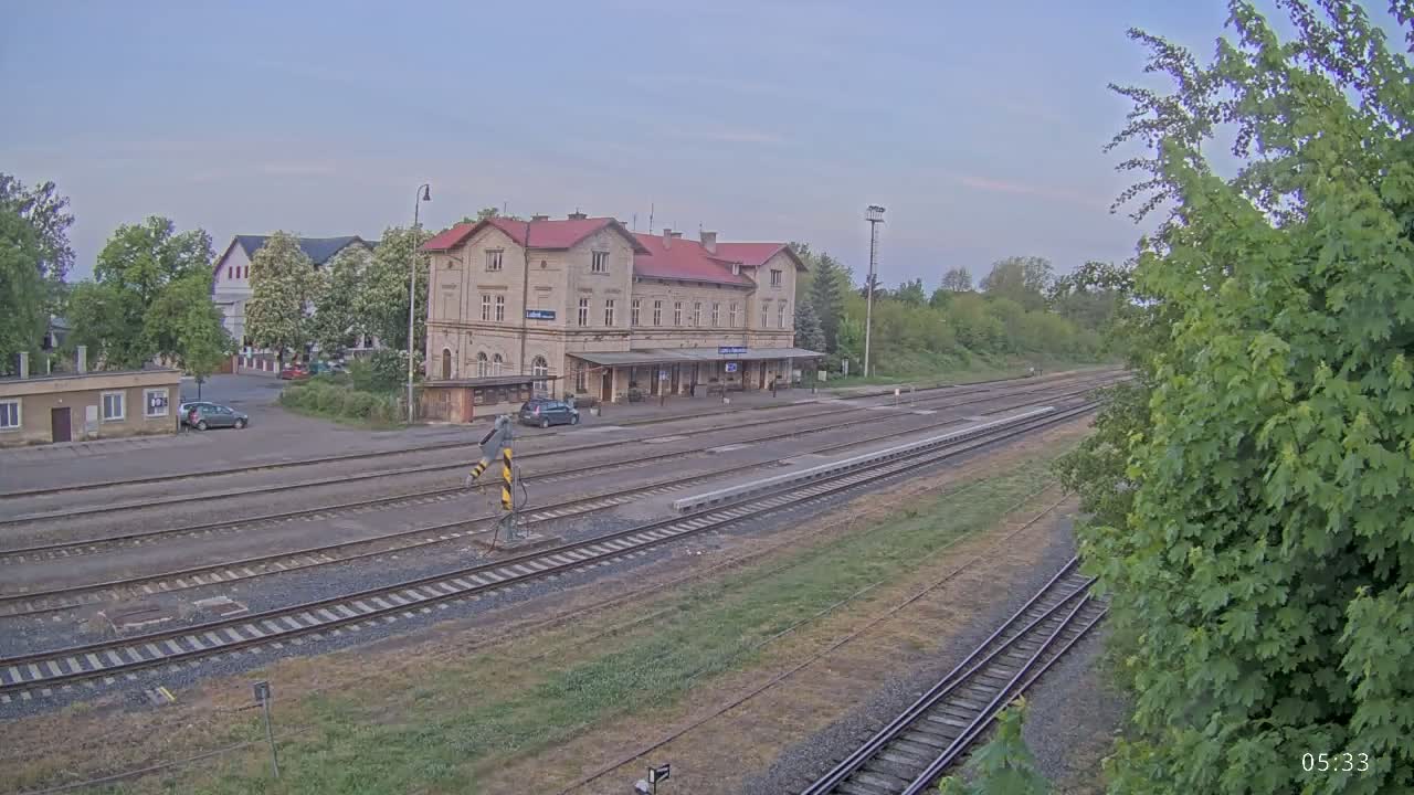 Luzna u Rakovnika Train Station Live Cam - Rakovnik, Central Bohemian, Czechia
