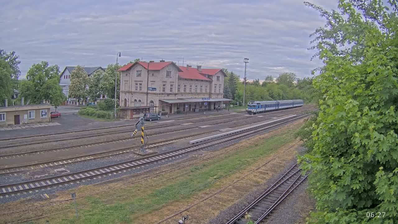 Luzna u Rakovnika Train Station Live Cam - Rakovnik, Central Bohemian, Czechia