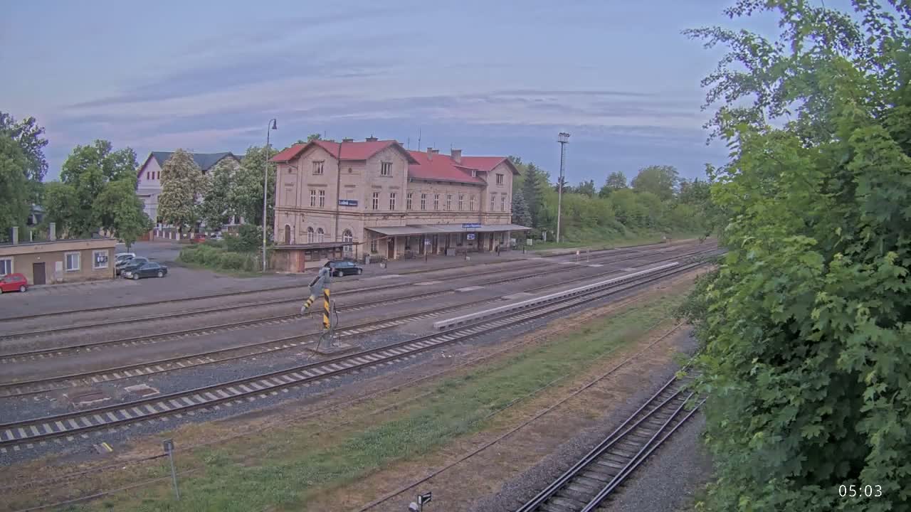 Luzna u Rakovnika Train Station Live Cam - Rakovnik, Central Bohemian, Czechia
