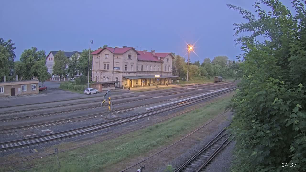 Luzna u Rakovnika Train Station Live Cam - Rakovnik, Central Bohemian, Czechia