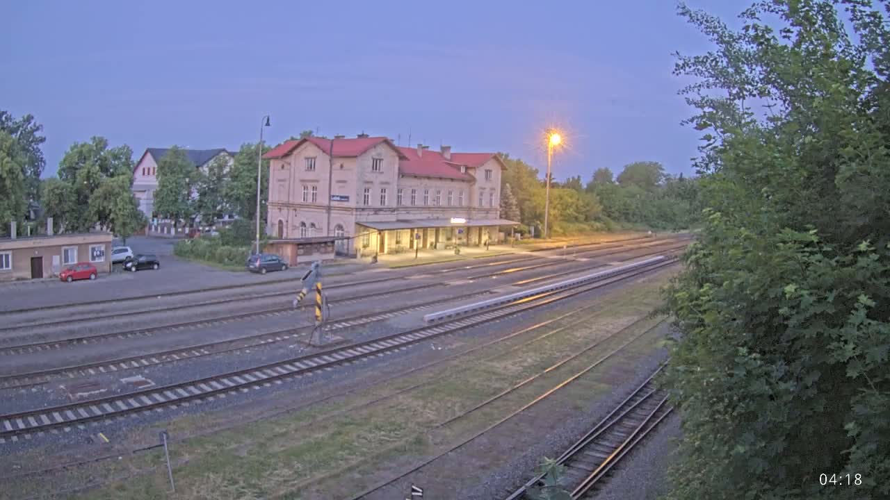 Luzna u Rakovnika Train Station Live Cam - Rakovnik, Central Bohemian, Czechia