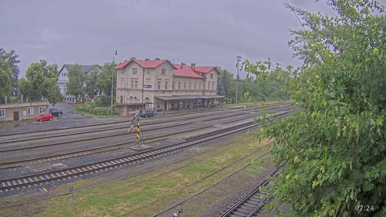 Luzna u Rakovnika Train Station Live Cam - Rakovnik, Central Bohemian, Czechia