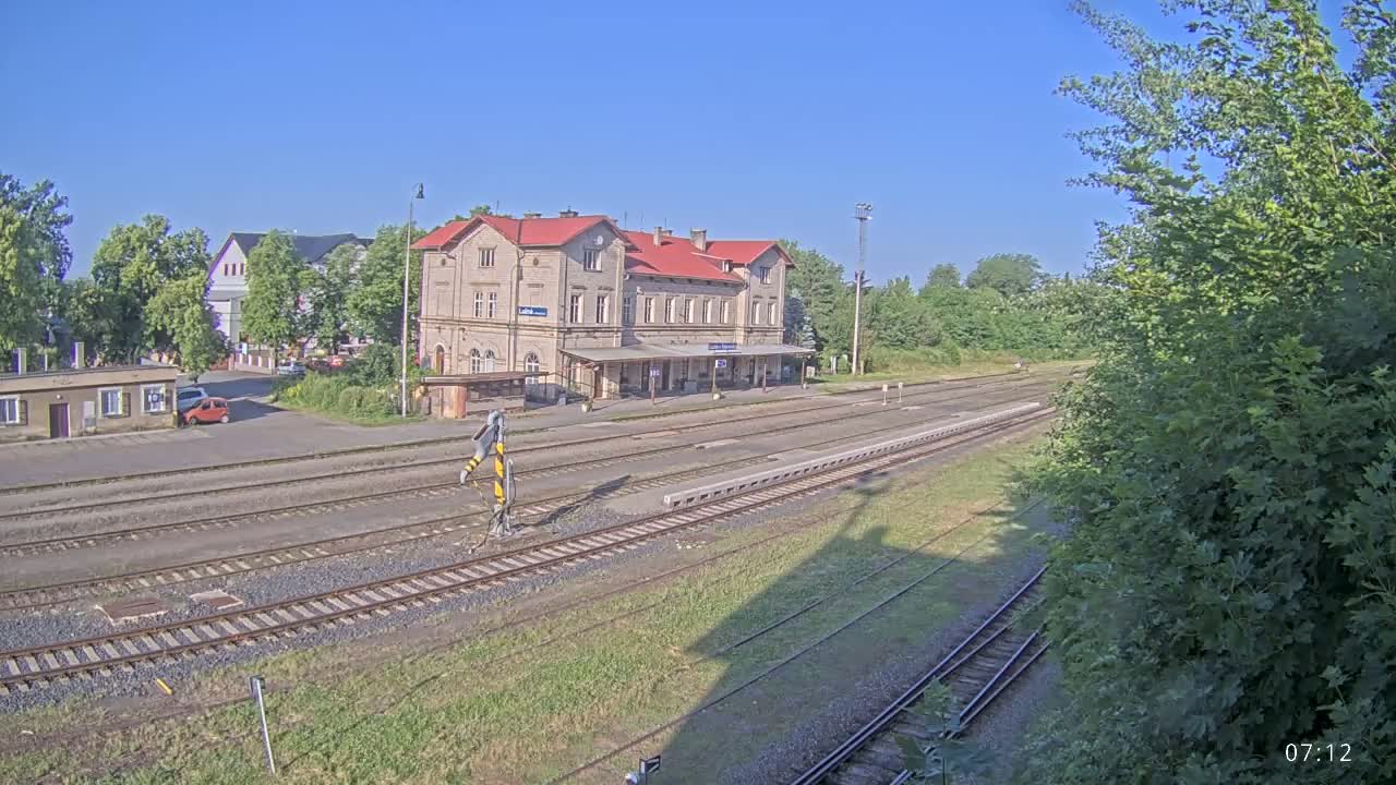 Luzna u Rakovnika Train Station Live Cam - Rakovnik, Central Bohemian, Czechia