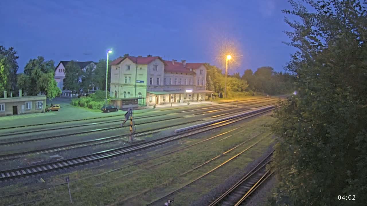 Luzna u Rakovnika Train Station Live Cam - Rakovnik, Central Bohemian, Czechia