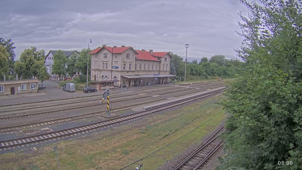 Luzna u Rakovnika Train Station Live Cam - Rakovnik, Central Bohemian, Czechia