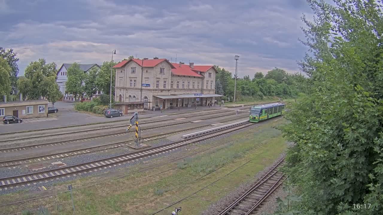 Luzna u Rakovnika Train Station Live Cam - Rakovnik, Central Bohemian, Czechia