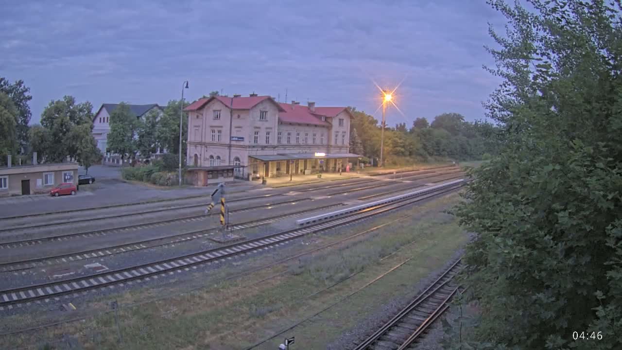 Luzna u Rakovnika Train Station Live Cam - Rakovnik, Central Bohemian, Czechia