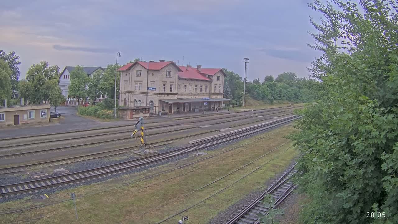 Luzna u Rakovnika Train Station Live Cam - Rakovnik, Central Bohemian, Czechia