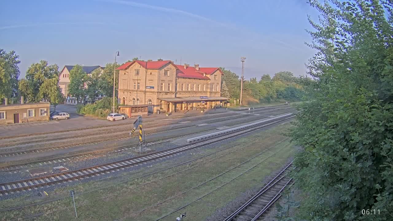 Luzna u Rakovnika Train Station Live Cam - Rakovnik, Central Bohemian, Czechia