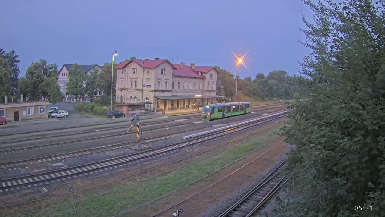 Luzna u Rakovnika Train Station Live Cam - Rakovnik, Central Bohemian, Czechia