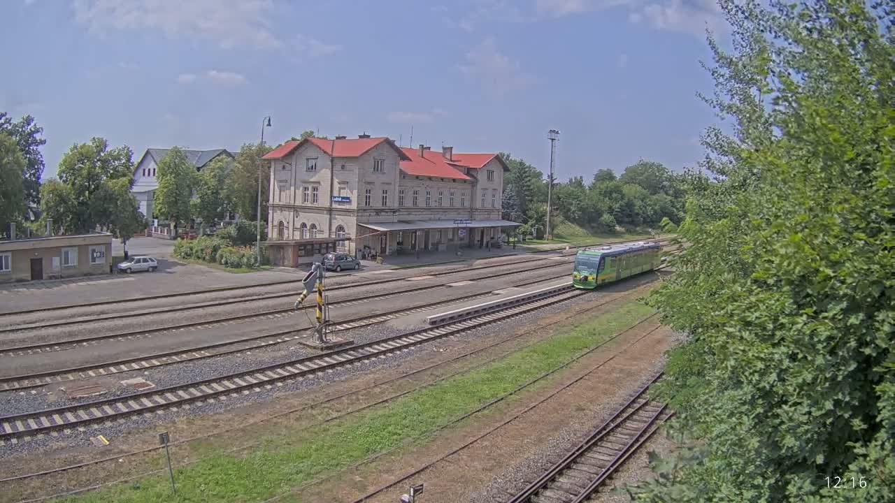 Luzna u Rakovnika Train Station Live Cam - Rakovnik, Central Bohemian, Czechia