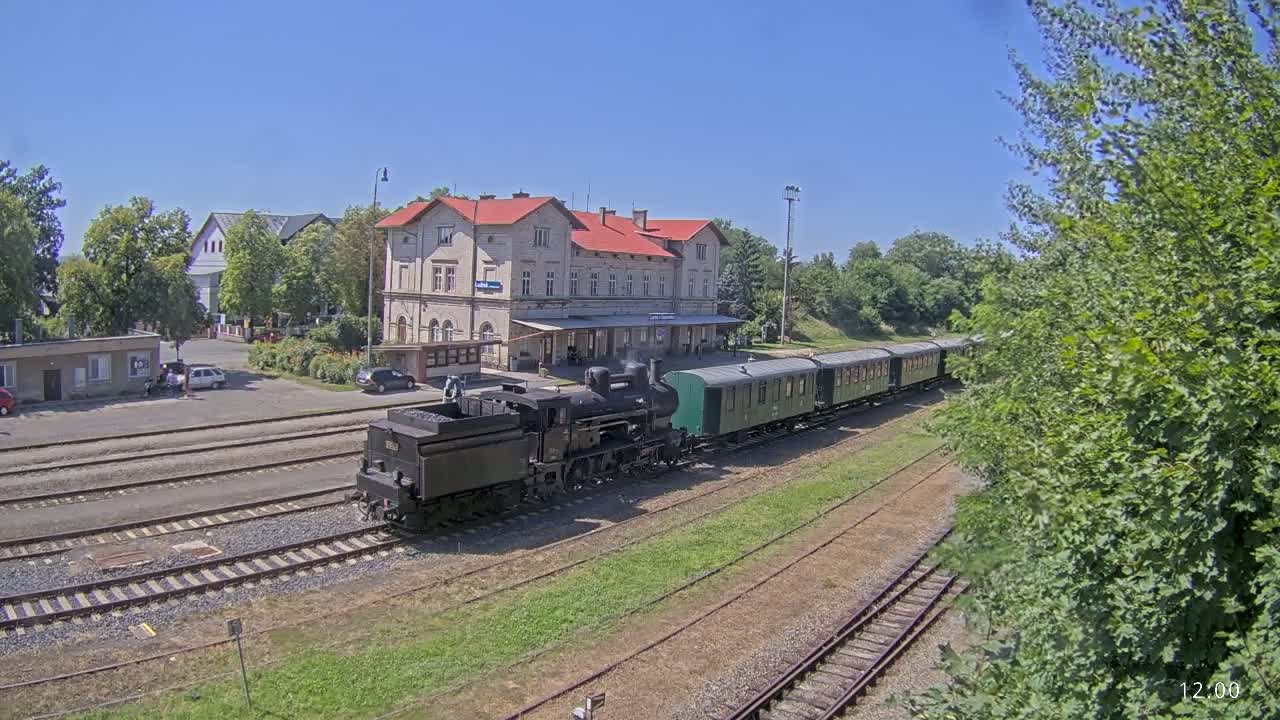 Luzna u Rakovnika Train Station Live Cam - Rakovnik, Central Bohemian, Czechia