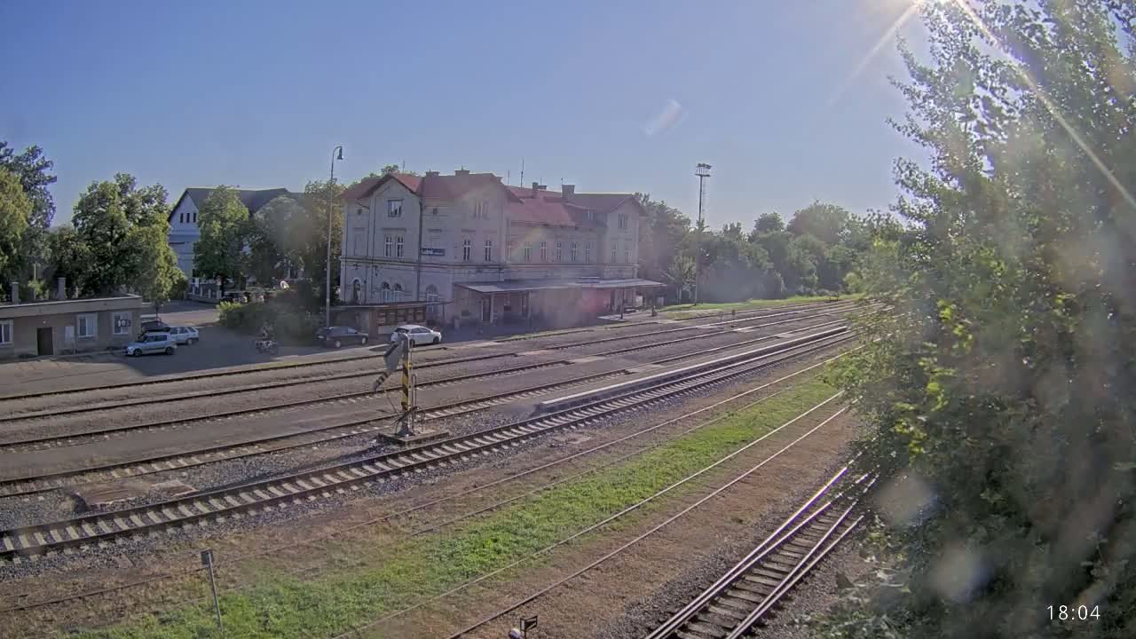 Luzna u Rakovnika Train Station Live Cam - Rakovnik, Central Bohemian, Czechia