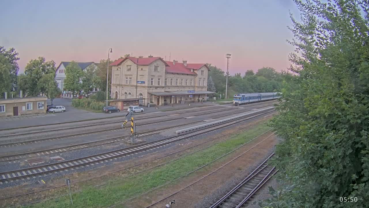 Luzna u Rakovnika Train Station Live Cam - Rakovnik, Central Bohemian, Czechia