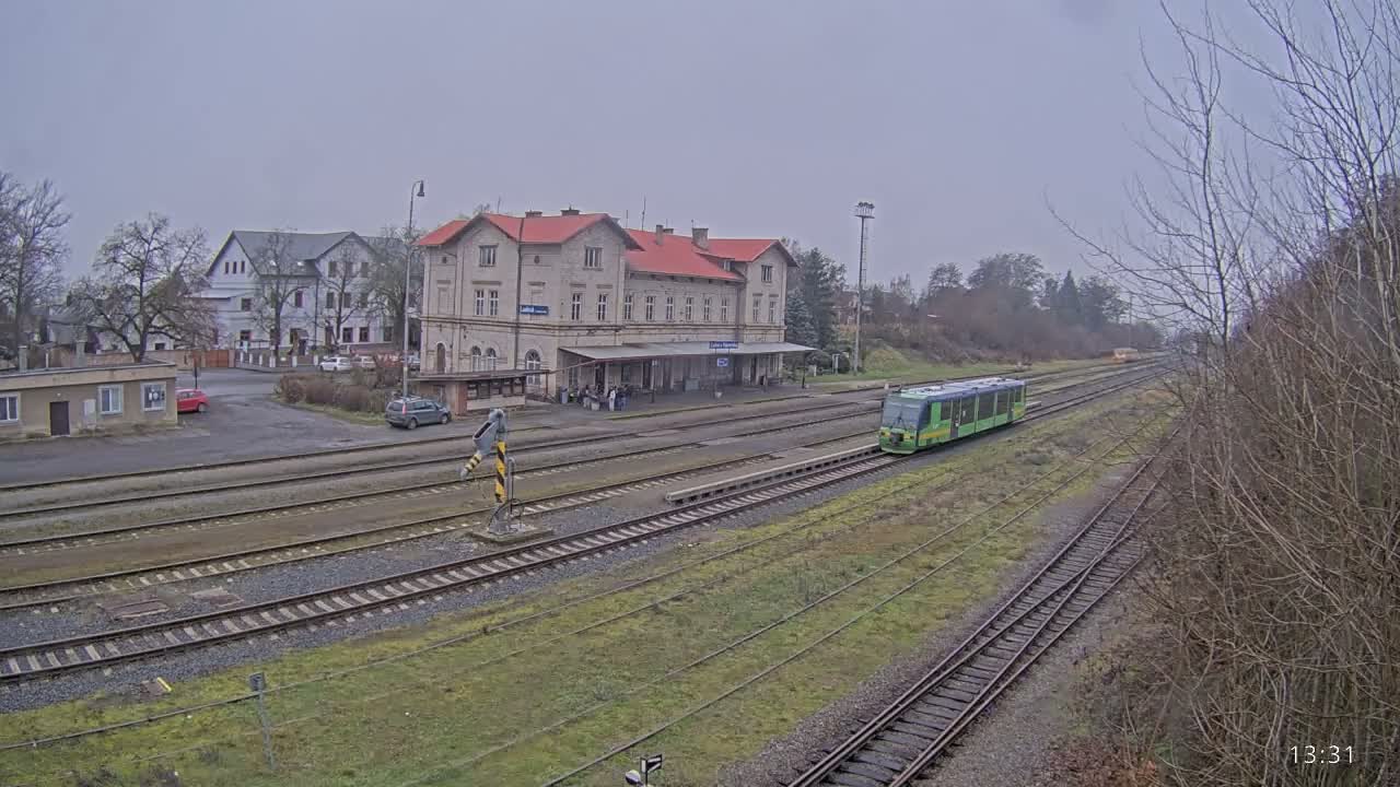 Luzna u Rakovnika Train Station Live Cam - Rakovnik, Central Bohemian, Czechia