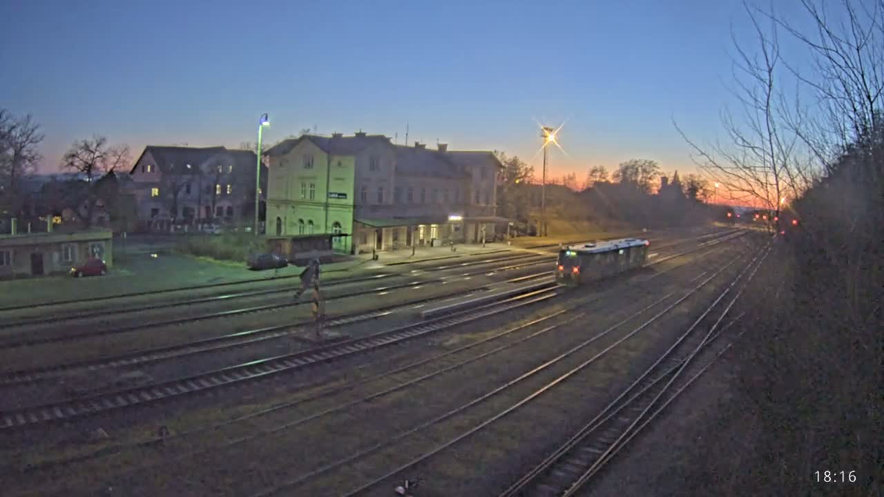 Luzna u Rakovnika Train Station Live Cam - Rakovnik, Central Bohemian, Czechia