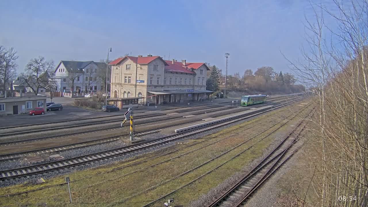 Luzna u Rakovnika Train Station Live Cam - Rakovnik, Central Bohemian, Czechia