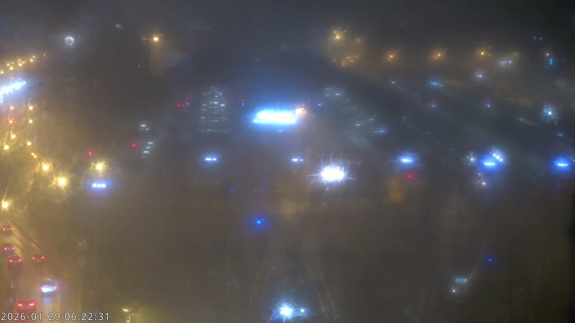 Prague Main Train  Station Live Cam & Praha City Skyline Live Cam, (Praha Hlavní Nádraží)- Vinohrady, Prague, Czechia